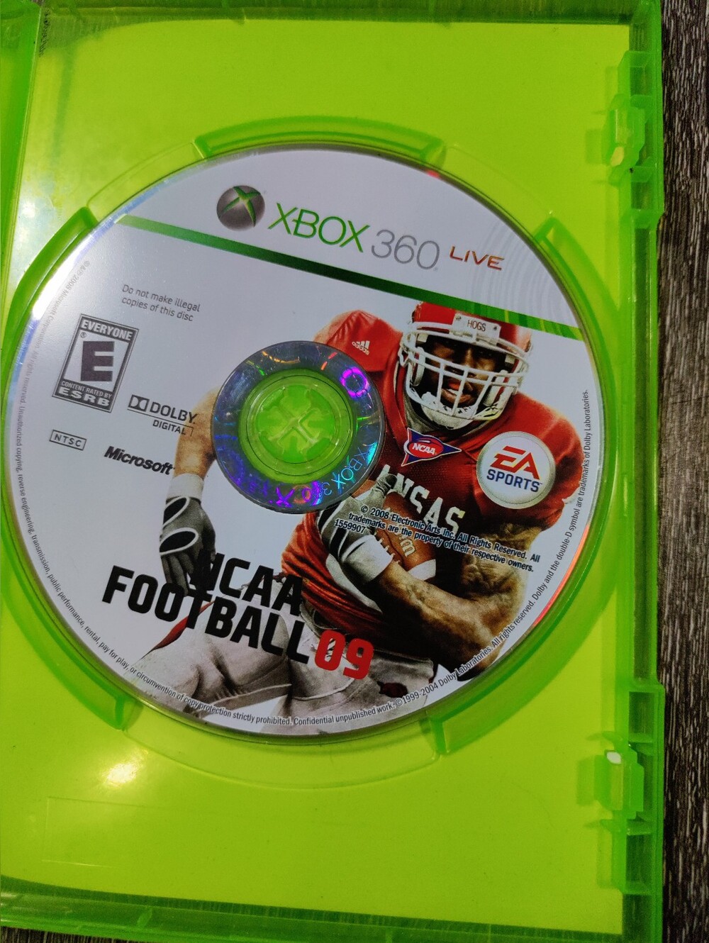NCAA Football 09 (Green) - Xbox 360